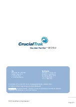 Preview for 54 page of CrucialTrak BACS Quattro Installation & User Manual