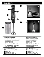 Preview for 3 page of Crude Steel CX517S Instruction Manual