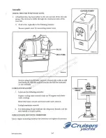 Предварительный просмотр 77 страницы Cruisers Yachts 3075 Express Series Owner'S Manual