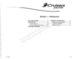 Предварительный просмотр 3 страницы Cruisers Yachts 3470 Series Owner'S Manual