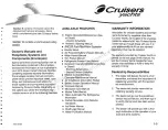 Предварительный просмотр 5 страницы Cruisers Yachts 3470 Series Owner'S Manual