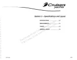 Предварительный просмотр 7 страницы Cruisers Yachts 3470 Series Owner'S Manual