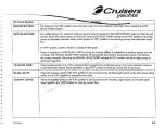 Предварительный просмотр 28 страницы Cruisers Yachts 3470 Series Owner'S Manual