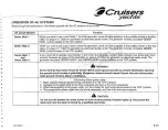 Предварительный просмотр 32 страницы Cruisers Yachts 3470 Series Owner'S Manual