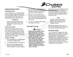 Предварительный просмотр 64 страницы Cruisers Yachts 3470 Series Owner'S Manual