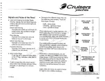 Предварительный просмотр 74 страницы Cruisers Yachts 3470 Series Owner'S Manual