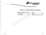 Предварительный просмотр 85 страницы Cruisers Yachts 3470 Series Owner'S Manual