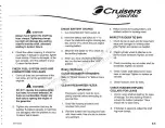 Предварительный просмотр 89 страницы Cruisers Yachts 3470 Series Owner'S Manual