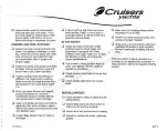 Предварительный просмотр 95 страницы Cruisers Yachts 3470 Series Owner'S Manual