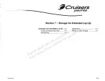 Предварительный просмотр 96 страницы Cruisers Yachts 3470 Series Owner'S Manual