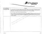 Предварительный просмотр 31 страницы Cruisers Yachts 3672 series Owner'S Manual