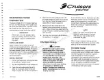 Предварительный просмотр 66 страницы Cruisers Yachts 3672 series Owner'S Manual