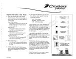 Предварительный просмотр 76 страницы Cruisers Yachts 3672 series Owner'S Manual