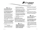 Предварительный просмотр 80 страницы Cruisers Yachts 3672 series Owner'S Manual