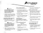 Предварительный просмотр 91 страницы Cruisers Yachts 3672 series Owner'S Manual