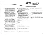 Предварительный просмотр 96 страницы Cruisers Yachts 3672 series Owner'S Manual