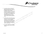 Предварительный просмотр 110 страницы Cruisers Yachts 3672 series Owner'S Manual