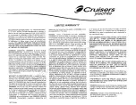 Предварительный просмотр 129 страницы Cruisers Yachts 3672 series Owner'S Manual