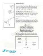 Предварительный просмотр 29 страницы Cruisers Yachts 37' Series Owner'S Manual