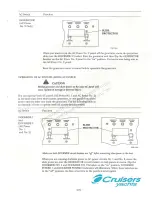 Предварительный просмотр 38 страницы Cruisers Yachts 37' Series Owner'S Manual