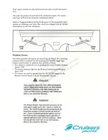 Предварительный просмотр 111 страницы Cruisers Yachts 37' Series Owner'S Manual