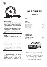 Предварительный просмотр 2 страницы Cruisers Yachts DLS CRUISE CRPP-2.6 User Manual