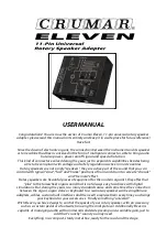 Crumar Eleven User Manual предпросмотр