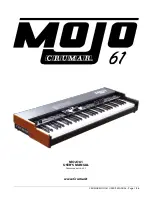 Crumar MOJO 61 User Manual preview