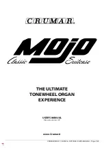 Предварительный просмотр 1 страницы Crumar Mojo Classic User Manual