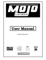 Crumar MOJO User Manual preview