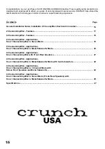 Preview for 16 page of Crunch Blackmaxx MXB-2125 Owner'S Manual