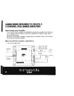 Предварительный просмотр 12 страницы Crunch Blackmaxx MXB-4125 Owner'S Manual