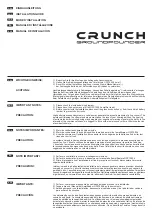 Preview for 1 page of Crunch CBP1000 Installation Manual