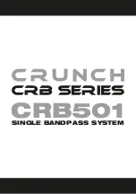 Crunch CRB Series Manual предпросмотр