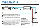 Crunch CRK10 Installation Manual предпросмотр