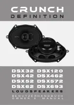 Crunch DSX32 Owner'S Manual preview