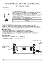 Предварительный просмотр 6 страницы Crunch GP1000.2 Owner'S Manual