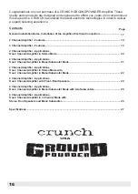 Предварительный просмотр 16 страницы Crunch GP1000.2 Owner'S Manual