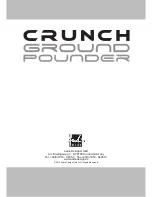 Предварительный просмотр 16 страницы Crunch GP808 Owner'S Manual