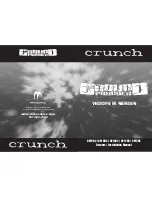 Preview for 1 page of Crunch Ground Pounder GP10D2 Owners And Installation Manual