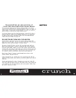 Preview for 2 page of Crunch Ground Pounder GP10D2 Owners And Installation Manual