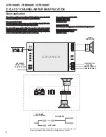 Предварительный просмотр 8 страницы Crunch GTR1000.4 Manual