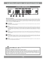 Предварительный просмотр 14 страницы Crunch GTX 750 Owner'S Manual