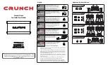 Crunch PX-1000.2 Quick Start Installation Manual предпросмотр