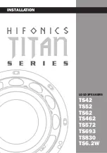 Предварительный просмотр 1 страницы Crunch Titan Series Installation