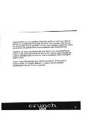 Preview for 2 page of Crunch V-Drive V1200D Owner'S Manual