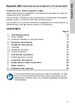 Предварительный просмотр 77 страницы Crundfos SA-CSCR Nstallation And Operating Instructions