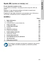 Preview for 233 page of Crundfos SA-CSCR Nstallation And Operating Instructions