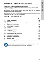 Preview for 245 page of Crundfos SA-CSCR Nstallation And Operating Instructions