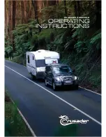 Crusader Caravans D-Lite Operating Instructions Manual preview